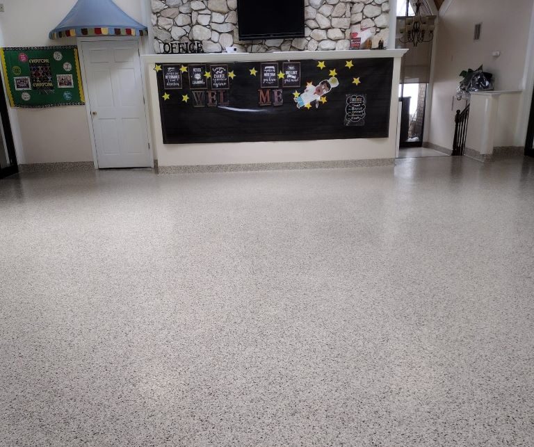 epoxy chip flooring