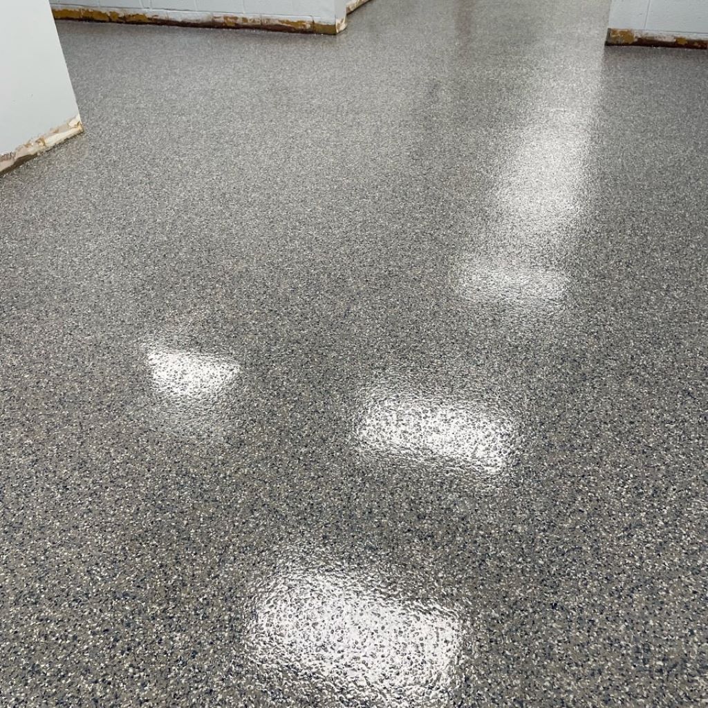 epoxy chip flooring