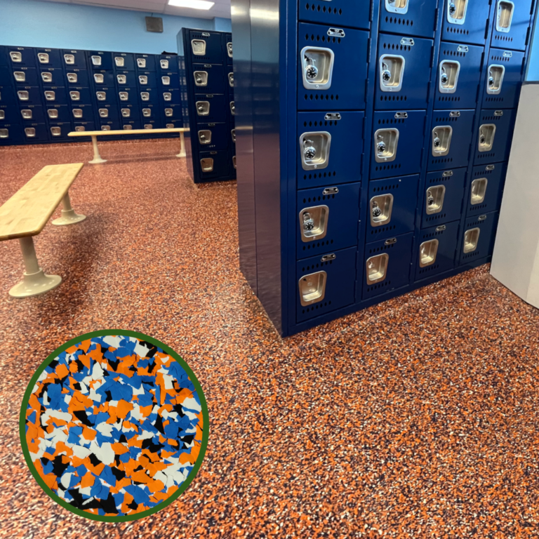 epoxy flooring for locker rooms