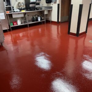 red urethane concrete flooring
