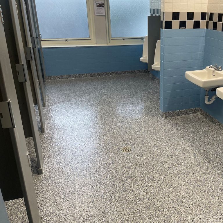 epoxy flooring for restroom