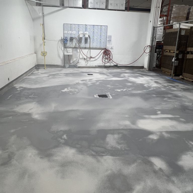 industrial kitchen flooring broadcasted