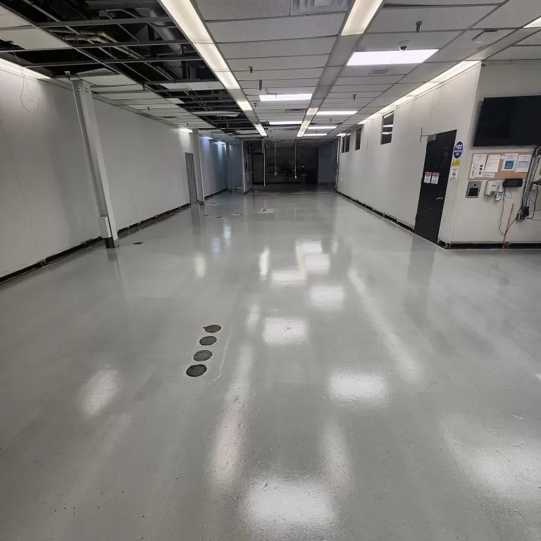 Industrial warehouse floor coating for high-impact durability in NJ, NY, and PA.